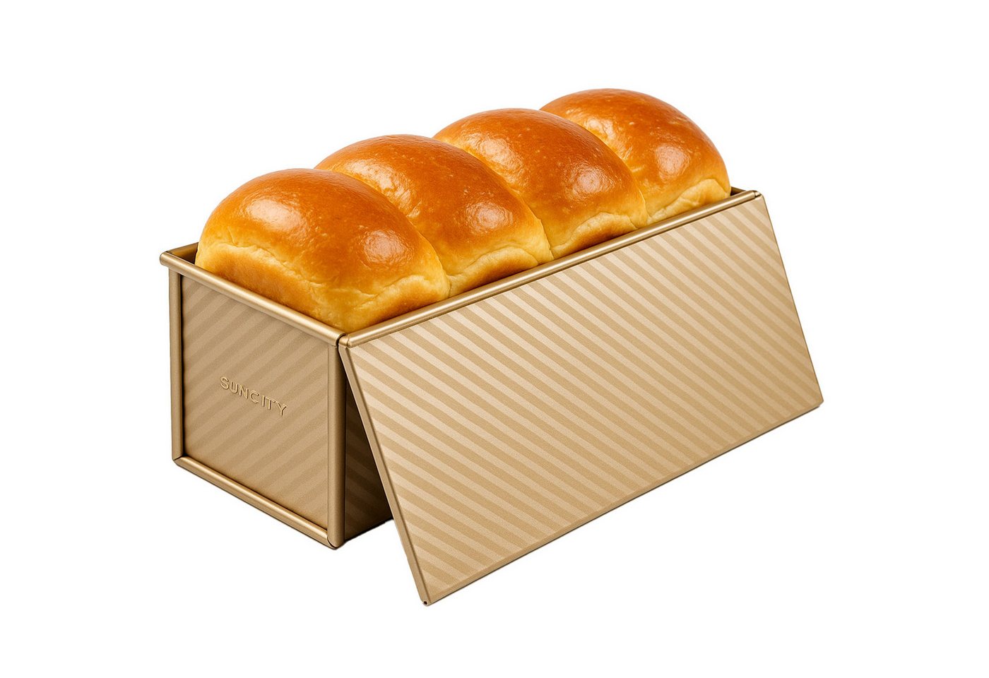 Youyijia Brotbackform Brotbackform mit Deckel Extra Hohe Toastbrot Backform Bild 4