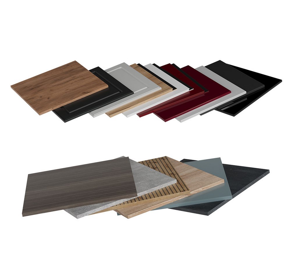 Vicco Hängeschrank R-Line, Weiß, 59.2 x 59 cm Möbelfront für den Hängeglasschrank (1-St) Bild 3