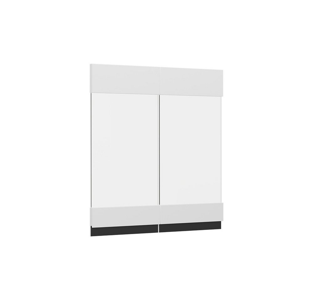 Vicco Hängeschrank R-Line, Weiß, 59.2 x 59 cm Möbelfront für den Hängeglasschrank (1-St) Bild 4