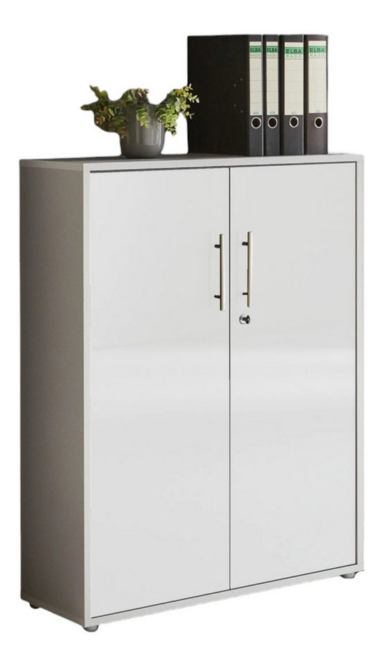 moebel-dich-auf Aktenschrank TABOR 8 (Büroschrank Aktenregal ideal für DIN A4 Ordner, abschließbar Metallgriffe) Made in Germany
