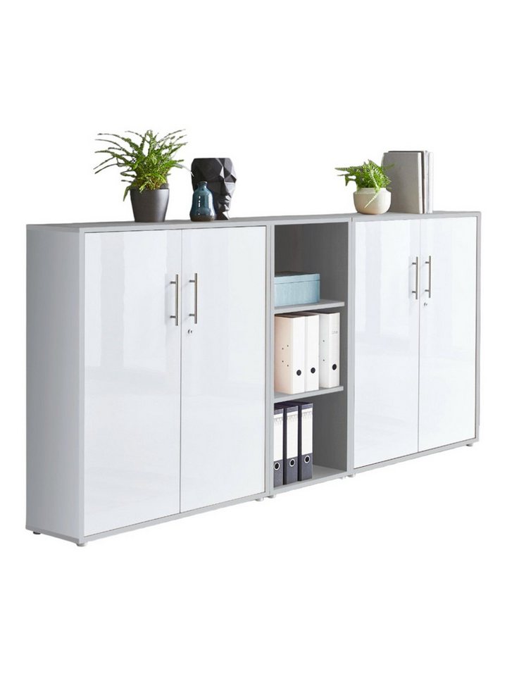 moebel-dich-auf Aktenschrank TABOR 8 (Büroschrank Aktenregal ideal für DIN A4 Ordner, abschließbar Metallgriffe) Made in Germany Bild 5
