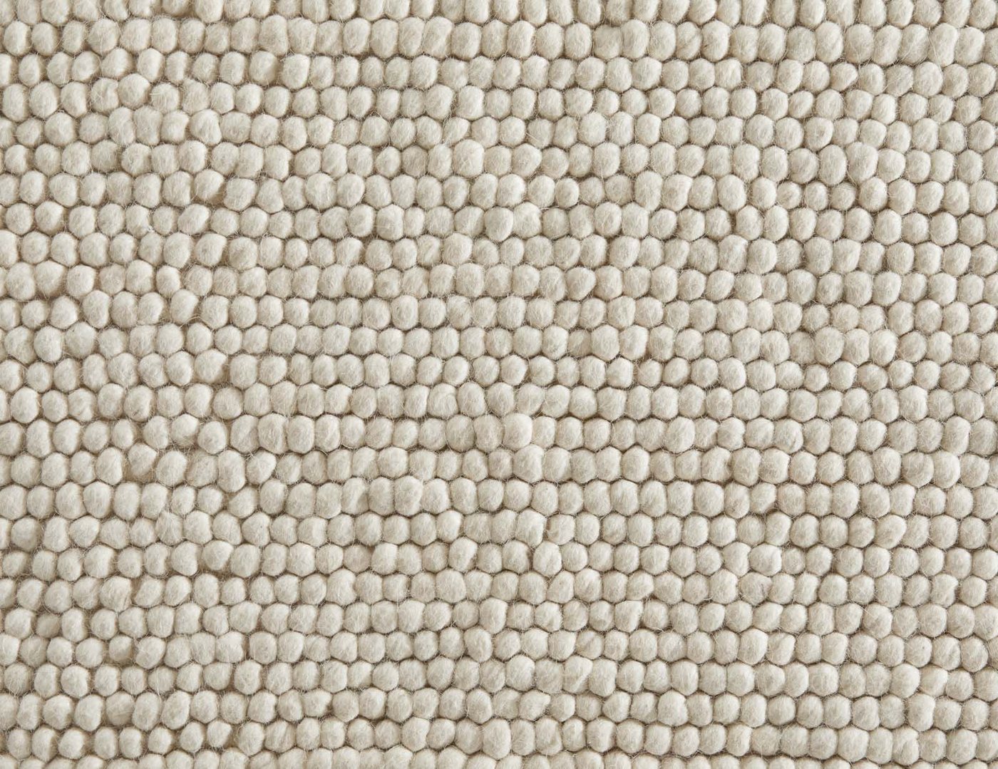 TaraCarpet Wollteppich TaraCarpet Bubble Moderner Schlingenteppich aus reiner Schurwolle, rechteckig, Höhe: 20 mm, Wollteppich braun Wohnzimmer Schlafzimmer Esszimmer Bubble ca 80x150