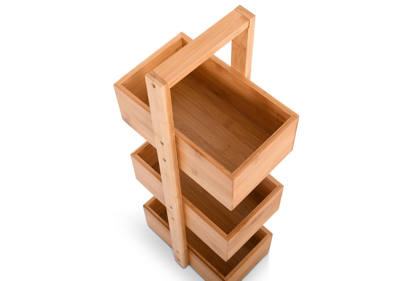 Raburg Standregal Holzregal, Bambus, schmales Design, Kori