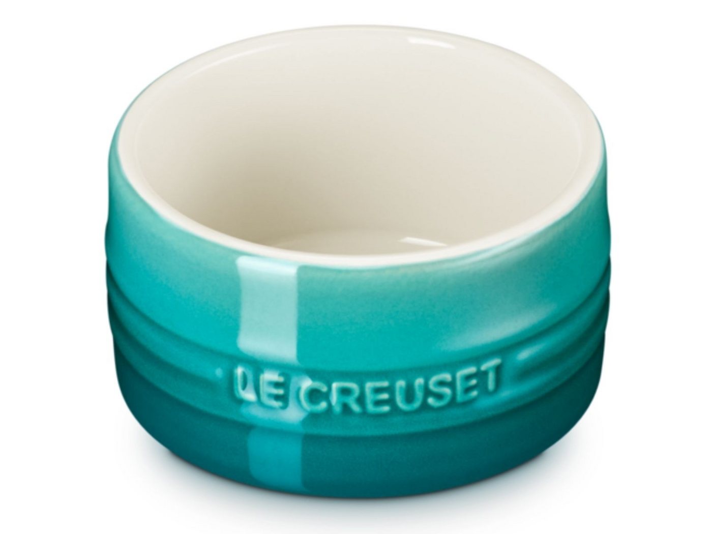 LE CREUSET Backform stapelbares Förmchen bleu riviera 8cm Bild 3