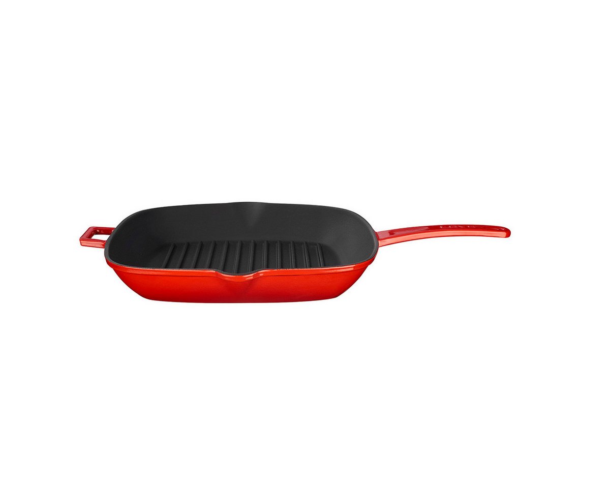 LAVA Grillpfanne LAVA Grillpfanne aus emailliertem Gusseisen, 28 x 28 cm, 2,19 Liter, Gusseisen (1-tlg), emailliertes Gusseisen, backofengeeignet Bild 2
