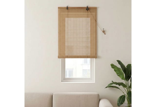 Rollo Rollo Braun 40 x 160 cm Bambus, vidaXL