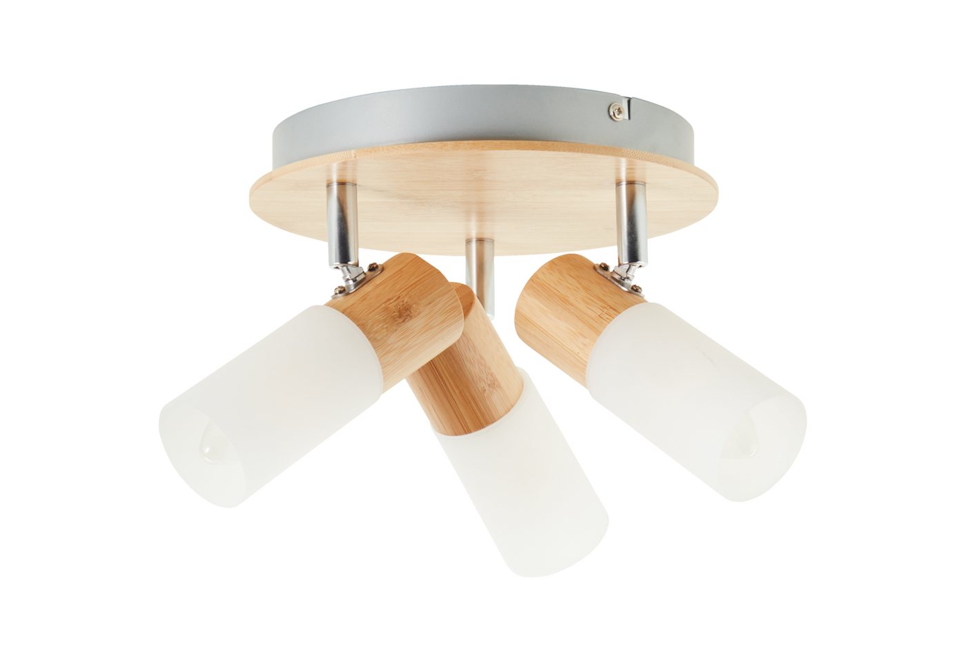 Lightbox Deckenstrahler, ohne Leuchtmittel, Spotrondell, 12 cm Höhe, Ø 20 cm, E14, max. 3,5 W, Köpfe schwenkbar Bild 5