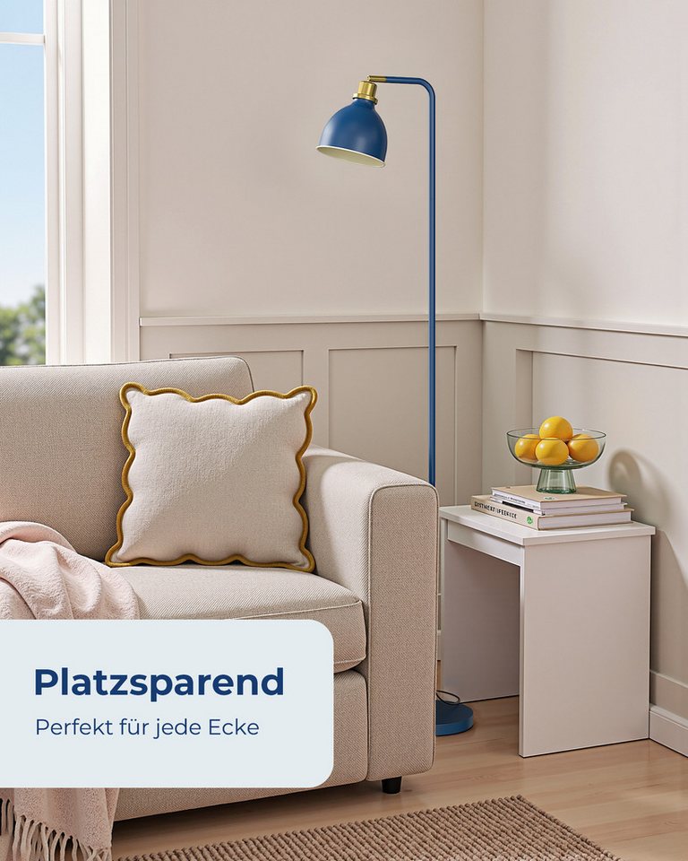 EDISHINE Stehlampe Wohnzimmer, LED wechselbar, warmweiß Bild 3