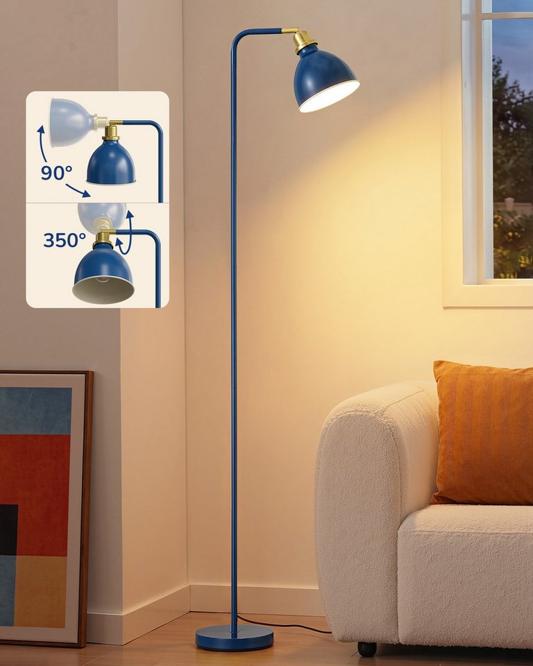 EDISHINE Stehlampe Wohnzimmer, LED wechselbar, warmweiß Bild 4