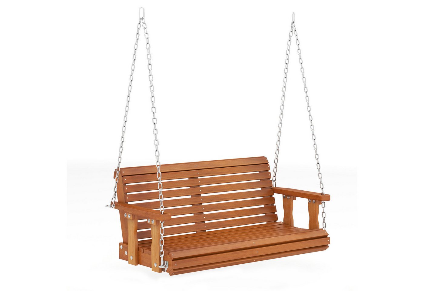 COSTWAY Hollywoodschaukel, Hängebank outdoor, 2-Sitzer Schaukelbank Bild 3