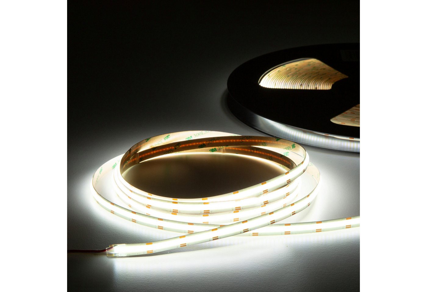 Hexim LED Stripe COB – RGB/W CCT oder Kalt-, Neutral-, Warmweiß (Dualweiß 5.5M), COB – RGB/W CCT oder Kalt-, Neutral-, Warmweiß (Dualweiß 5.5M) Bild 3
