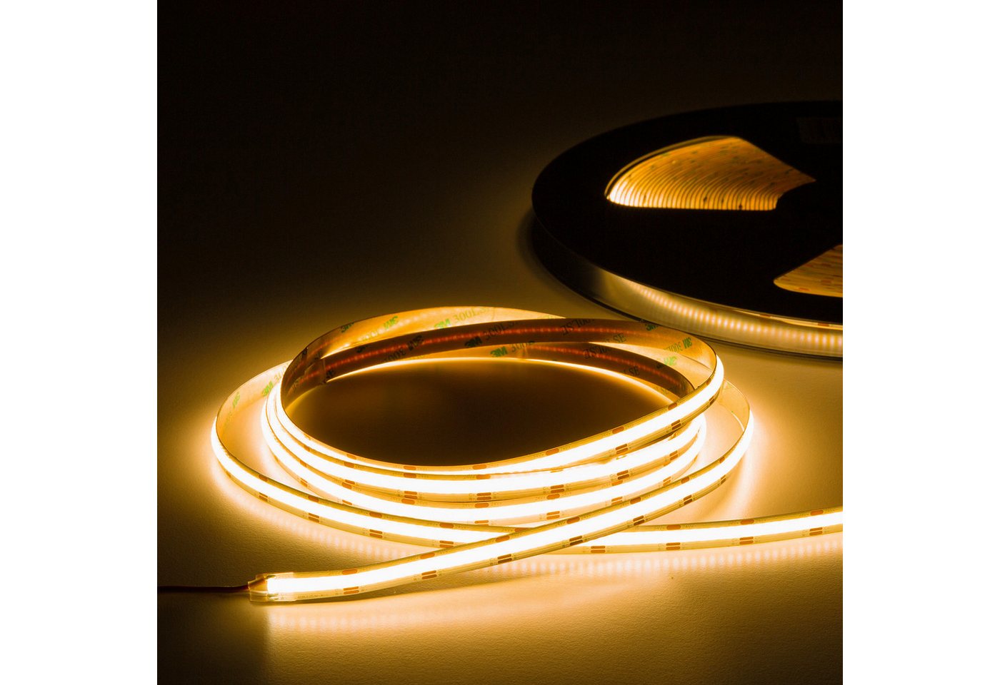 Hexim LED Stripe COB – RGB/W CCT oder Kalt-, Neutral-, Warmweiß (Dualweiß 5.5M), COB – RGB/W CCT oder Kalt-, Neutral-, Warmweiß (Dualweiß 5.5M) Bild 5