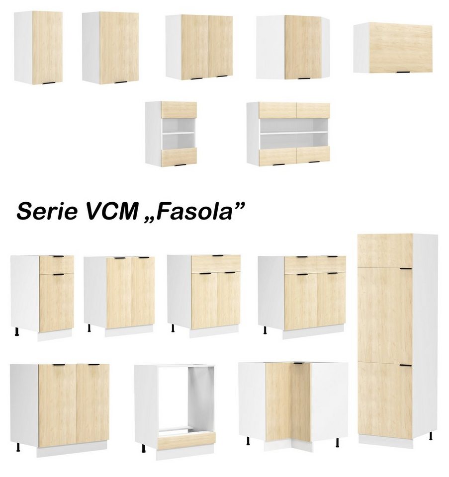 VCM Hängeschrank Küche Oberschrank Fasola H. 60 x B. 30 x T. 31 cm Wandschrank Bild 5