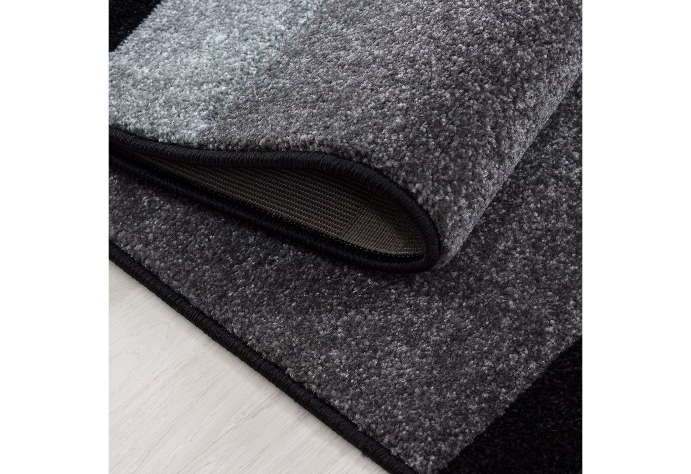 Stilvoll Günstig Teppich Teppich für den Flur oder Küche Kariertes Design, Läufer, Höhe: 13 mm