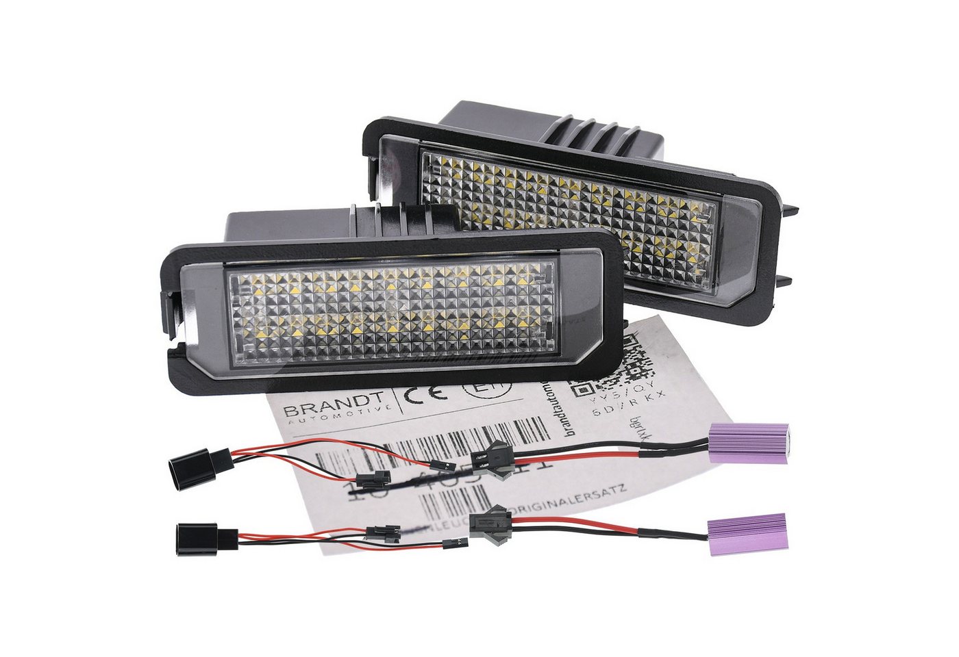 BRANDT AUTOMOTIVE KFZ-Ersatzleuchte LED Kennzeichenleuchten Auto Kennzeichenbeleuchtung, für Porsche 911 991 991 (11–25), 911 Carrera 991.1 (12–16), 911 Ca... Bild 2