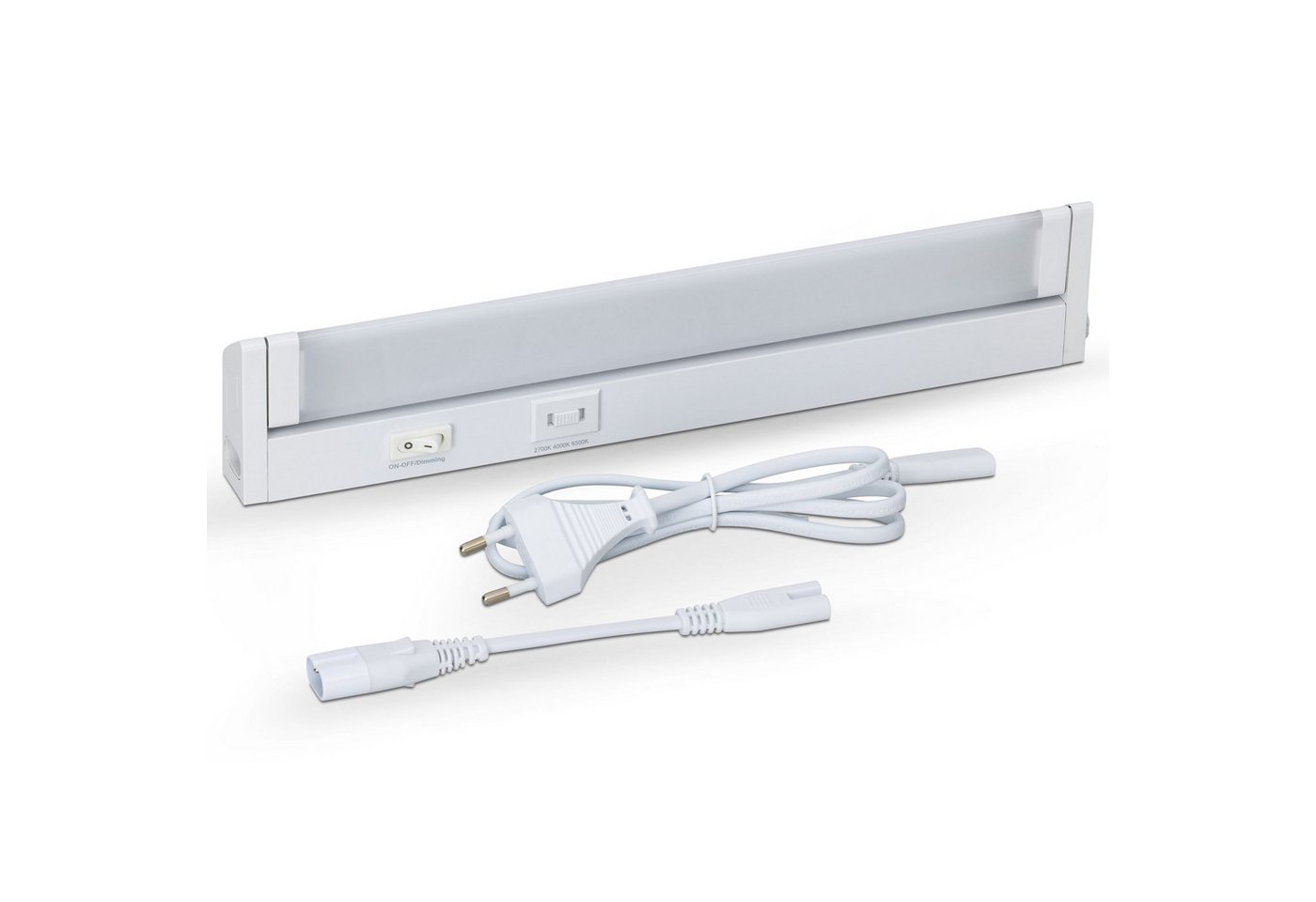 SEBSON Aufbauleuchte LED Unterbauleuchte 30cm - dimmbar, 3 Lichtfarben, schwenkbar, Stecker, Programmierbar: Warmweiß, Neutralweiß, Kaltweiß, Programmierbar: warmweiß 2700K/ neutralweiß 4000K/ kaltweiß 6500K Bild 3