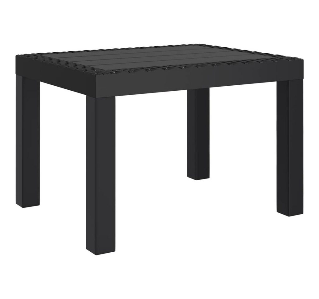 furnicato Gartentisch Anthrazit 59x47x40 cm PP (1-St), Robuster Outdoor-Tisch, stoßfest und stabil für den eigenen Balkon Bild 5