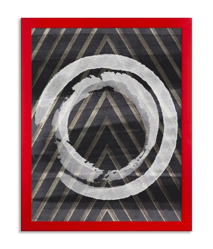 Einzelrahmen Bilderrahmen Bern, (1 Stück), 60x90 cm, Rot, MDF
