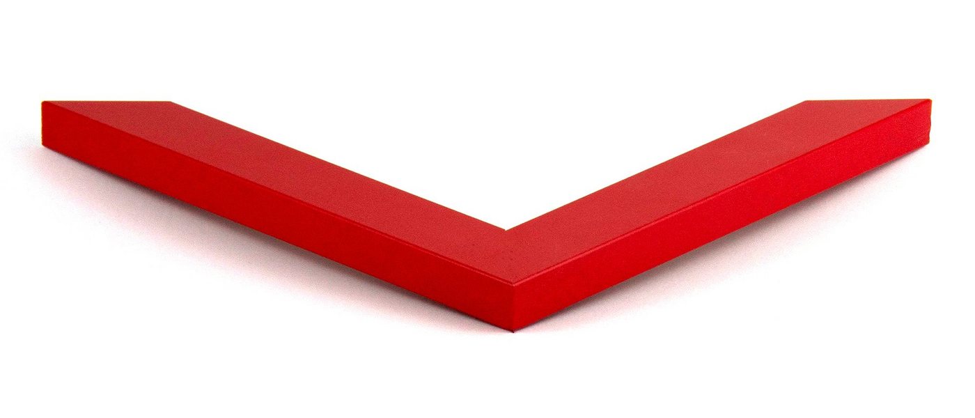 Einzelrahmen Bilderrahmen Bern, (1 Stück), 60x90 cm, Rot, MDF Bild 2