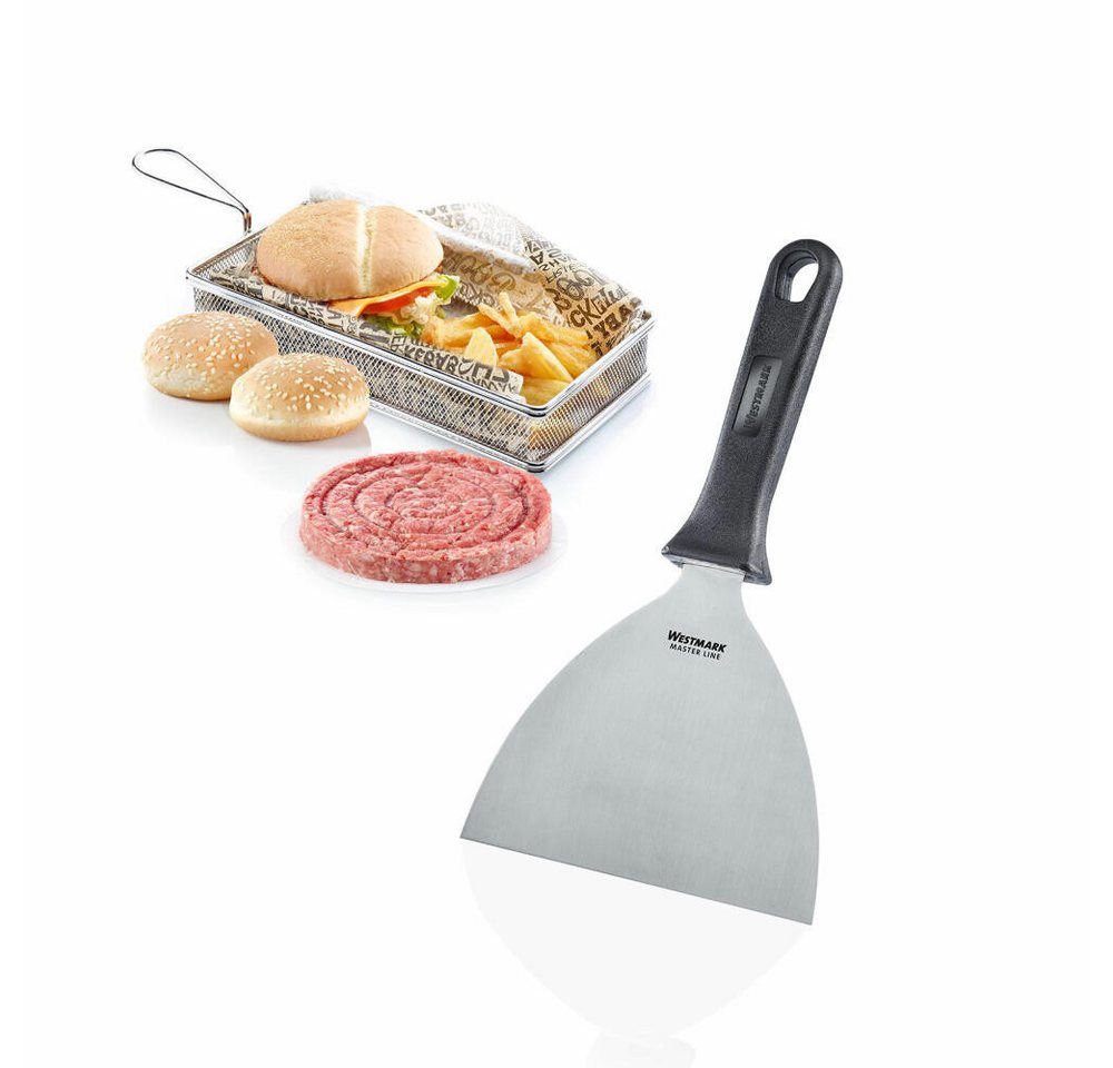 WESTMARK Pfannenwender Set, 2tlg.: 2 Profi-Schaber/Grill-Spachtel (Gerade, Starr, Geschlossen