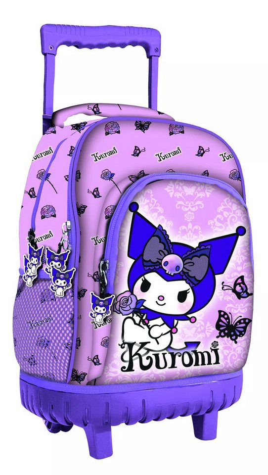 Hello Kitty Kinderrucksack Kuromi Trolley-Schulrucksack in strahlendem Lila 44 cm (1-tlg)