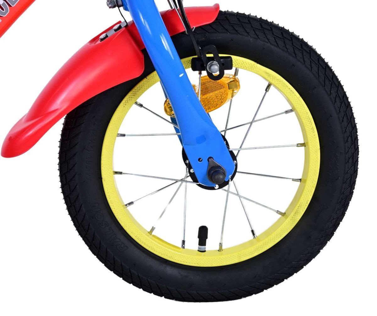 Volare Kinderfahrrad 12 Zoll Kinder Jungen Fahrrad Rad Bike Kinderrad Paw Patrol Rot 21122, 1 Gang, Stützräder Bild 3