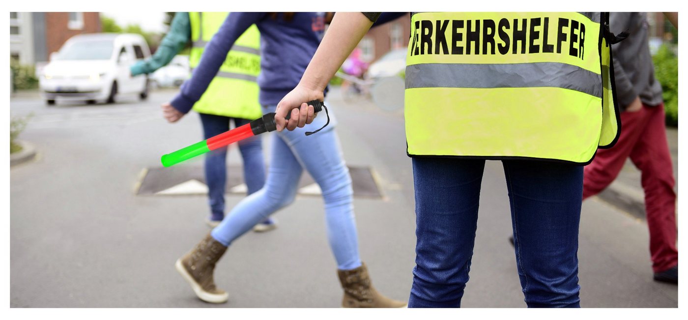 Stagecaptain Handleuchte ES-5422 Marshal Einweisstab, Signal-Leuchtstab mit LED-Licht - für Verkehrsregelung Bild 2
