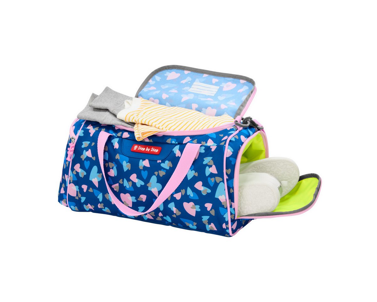 Step by Step Schulranzen Sporttasche Seashell Pearl (1 Stück), Sportbeutel, Turnbeutel, Nassfach, 13 Liter
