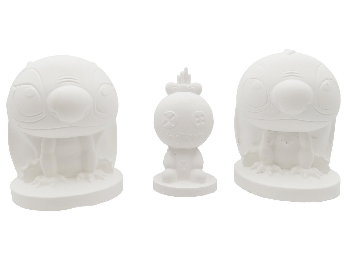 Lilo & Stitch Kreativset Bastelset Kinder mit 3 Gipsfiguren zum selber Ausmalen, (14-tlg) Bild 3