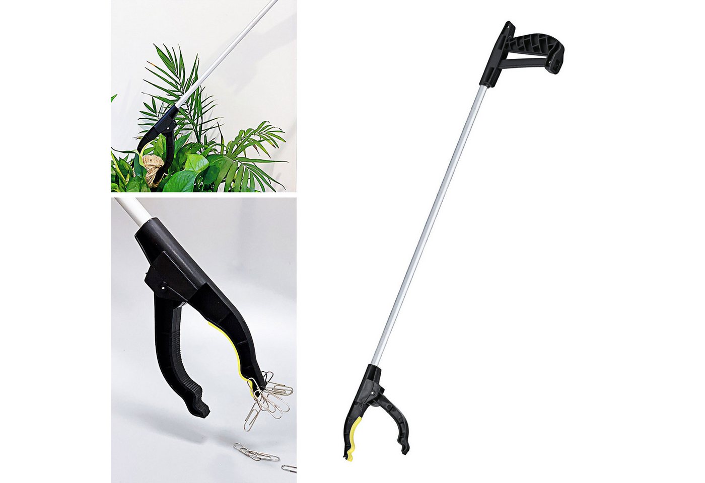 CEPEWA Greifarm 75cm mit Magnet Greifzange Greifer Greifhilfe Aluminium Bild 3