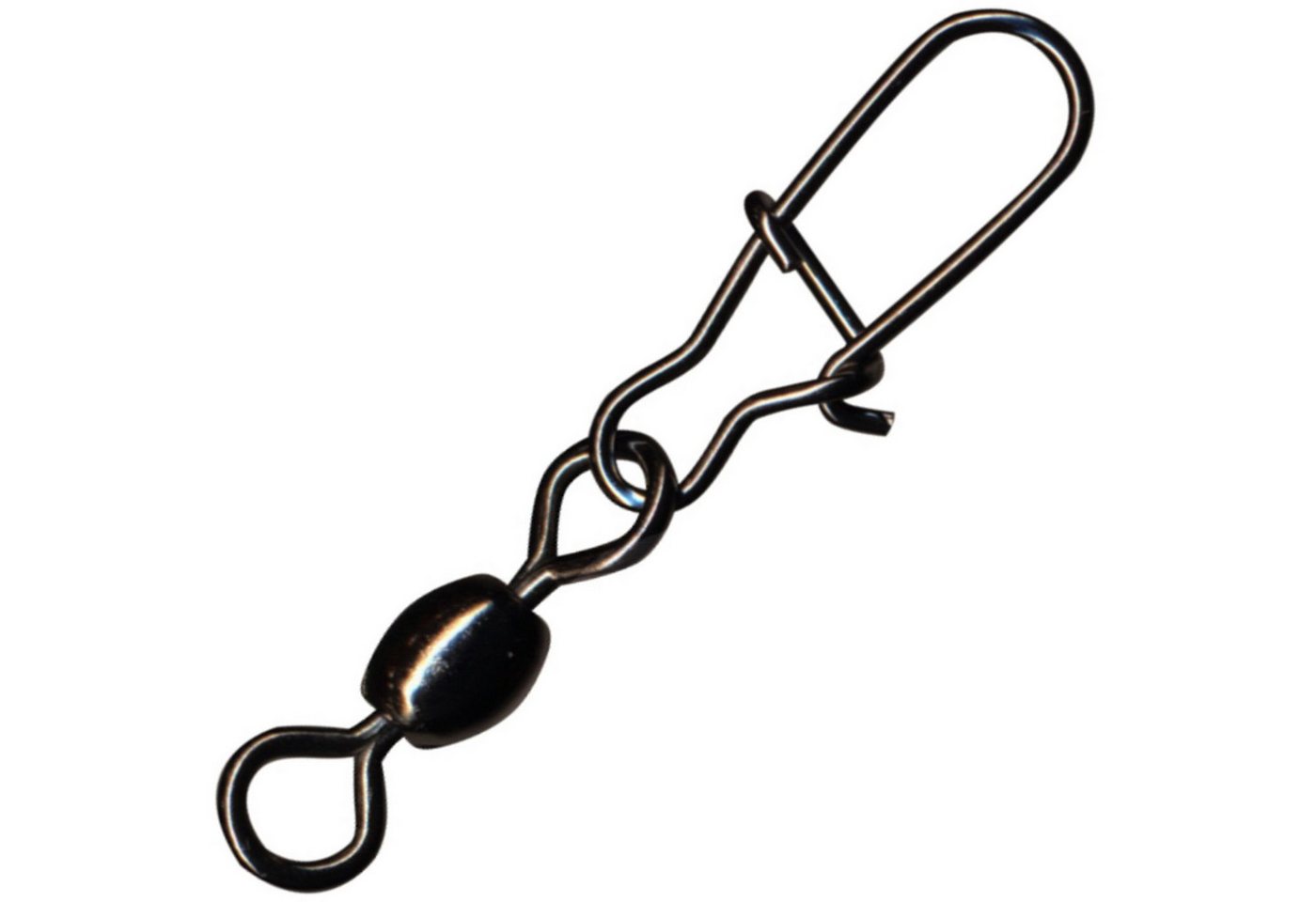 Fishing Tackle Max Schnurverbinder FTM Seika Pro Spin Wirbel mit Duo Lock Karabiner - 10 Angelwirbel, (1-St)