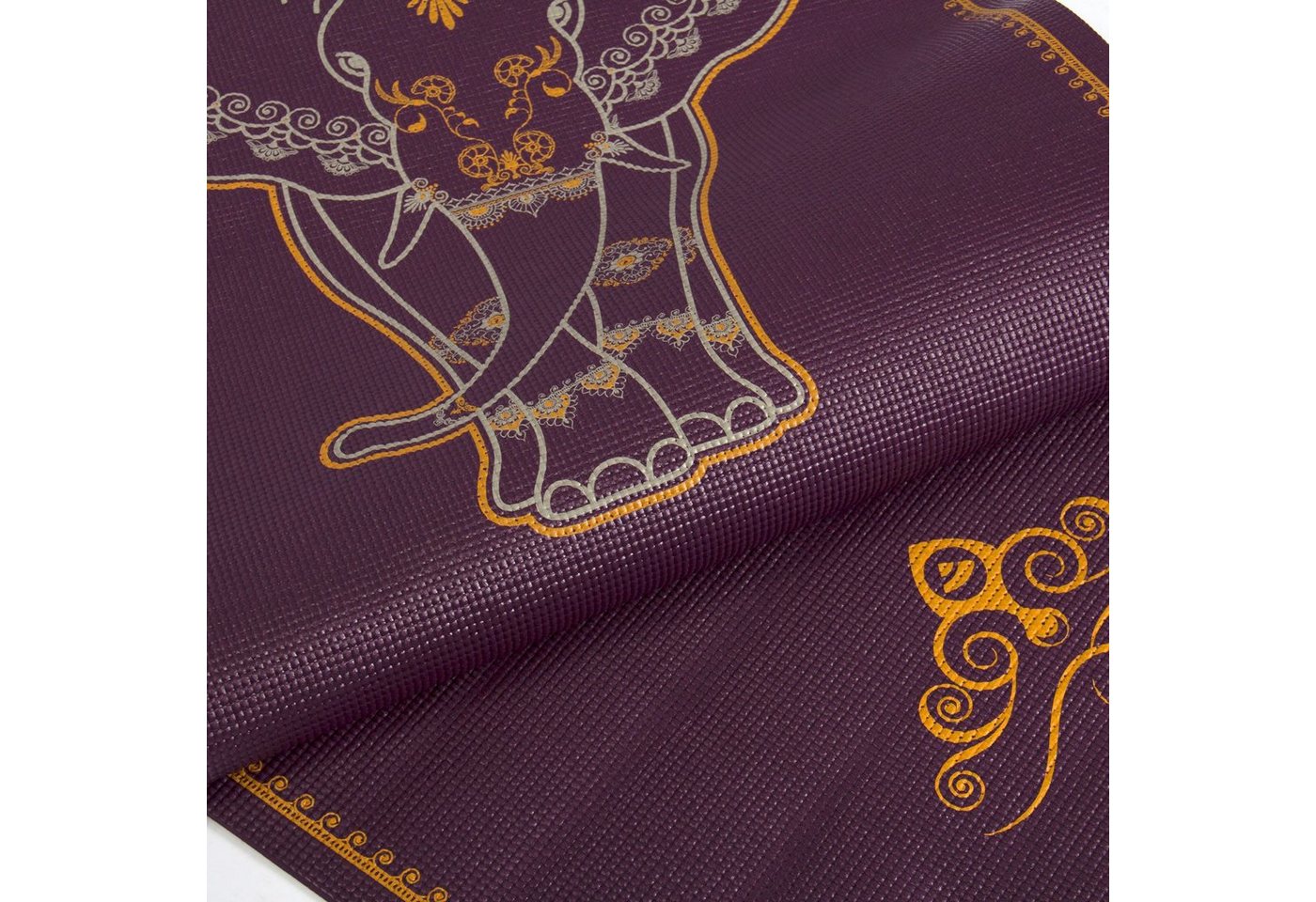 bodhi Yogamatte Design Yogamatte BIG ELEPHANT, zweifarbig, The Leela Collection