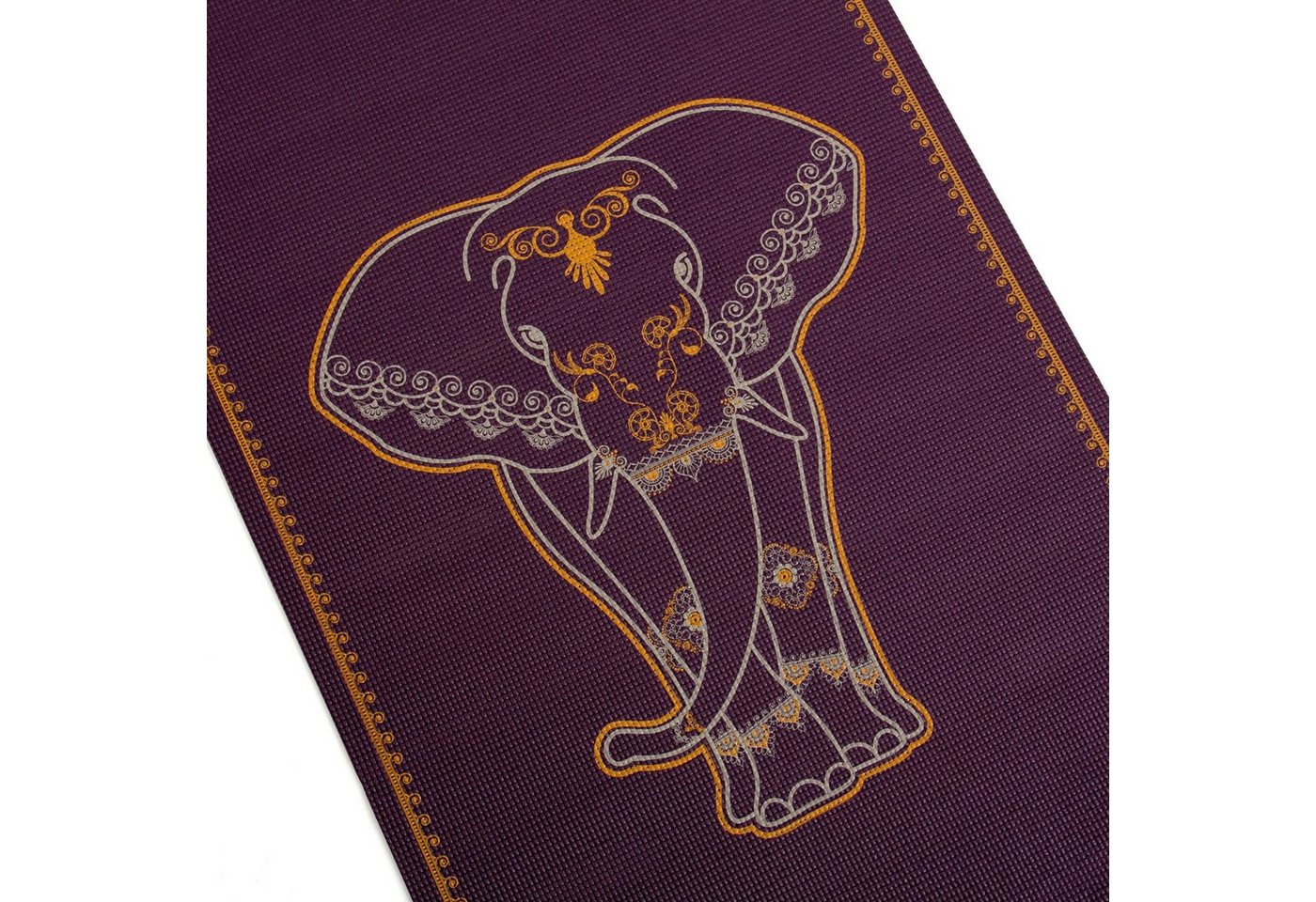 bodhi Yogamatte Design Yogamatte BIG ELEPHANT, zweifarbig, The Leela Collection Bild 3