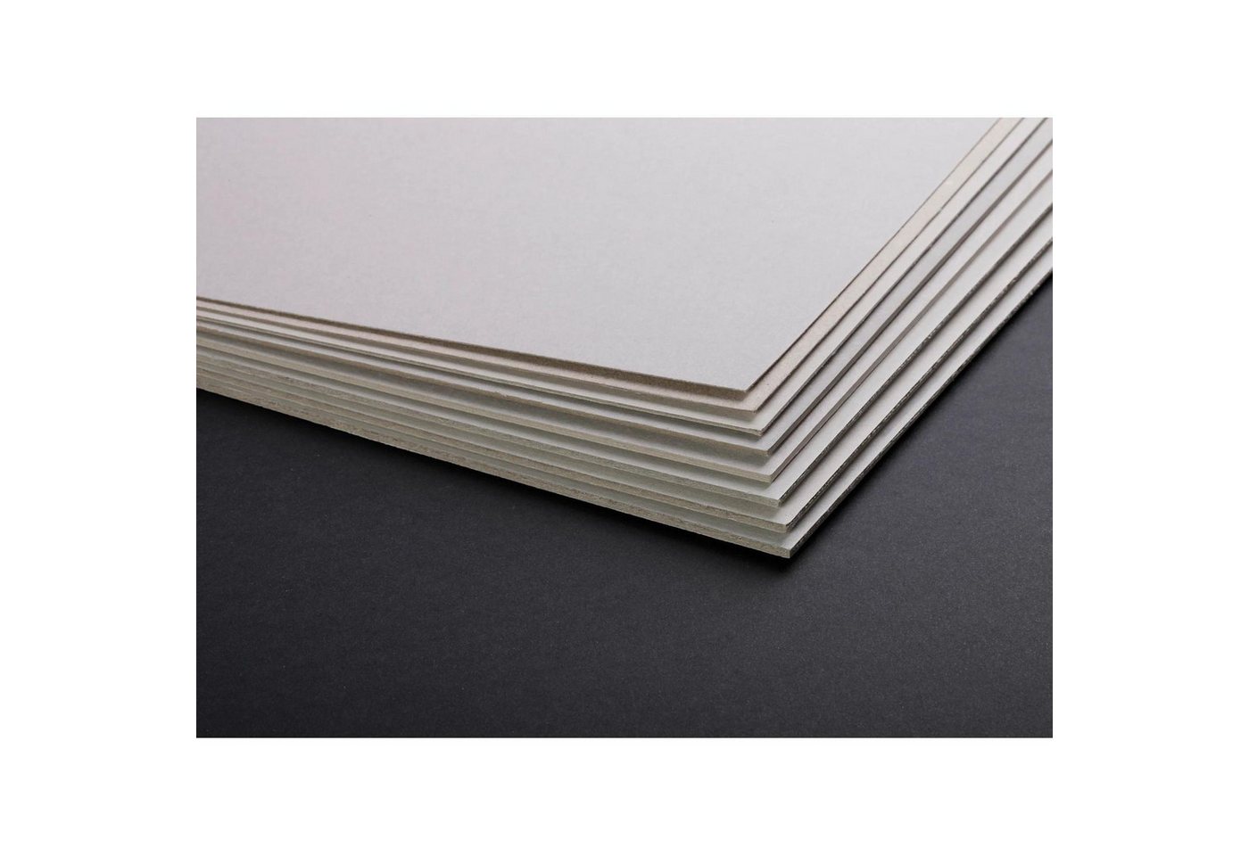 CLAIREFONTAINE Bastelkartonpapier Clairefontaine Graupappe 3,0mm 1920g 60x80cm