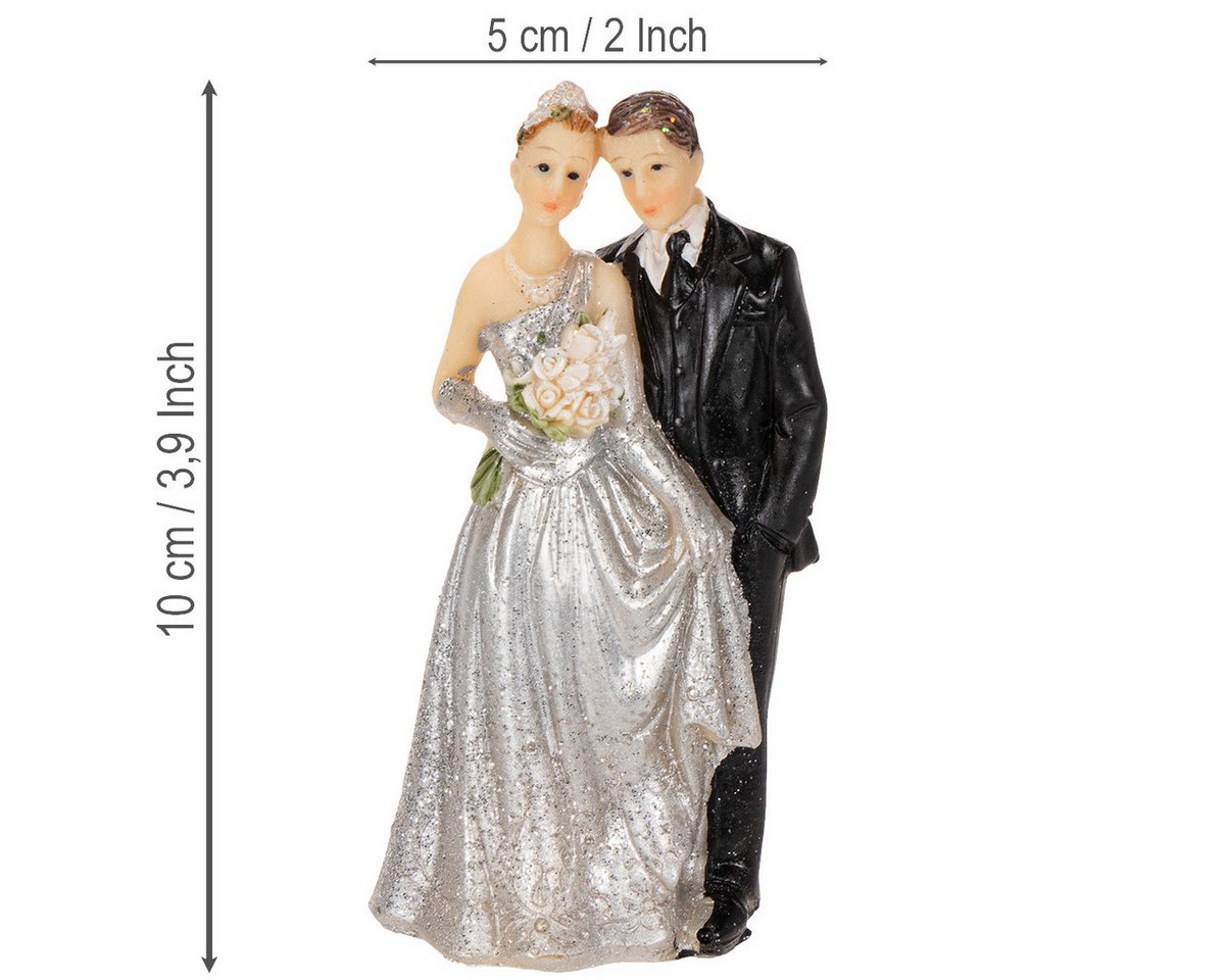 Florists Products Bastelnaturmaterial Hochzeitsfigur Brautpaar Festliche Deko für Jubiläen und Feiern Bild 2