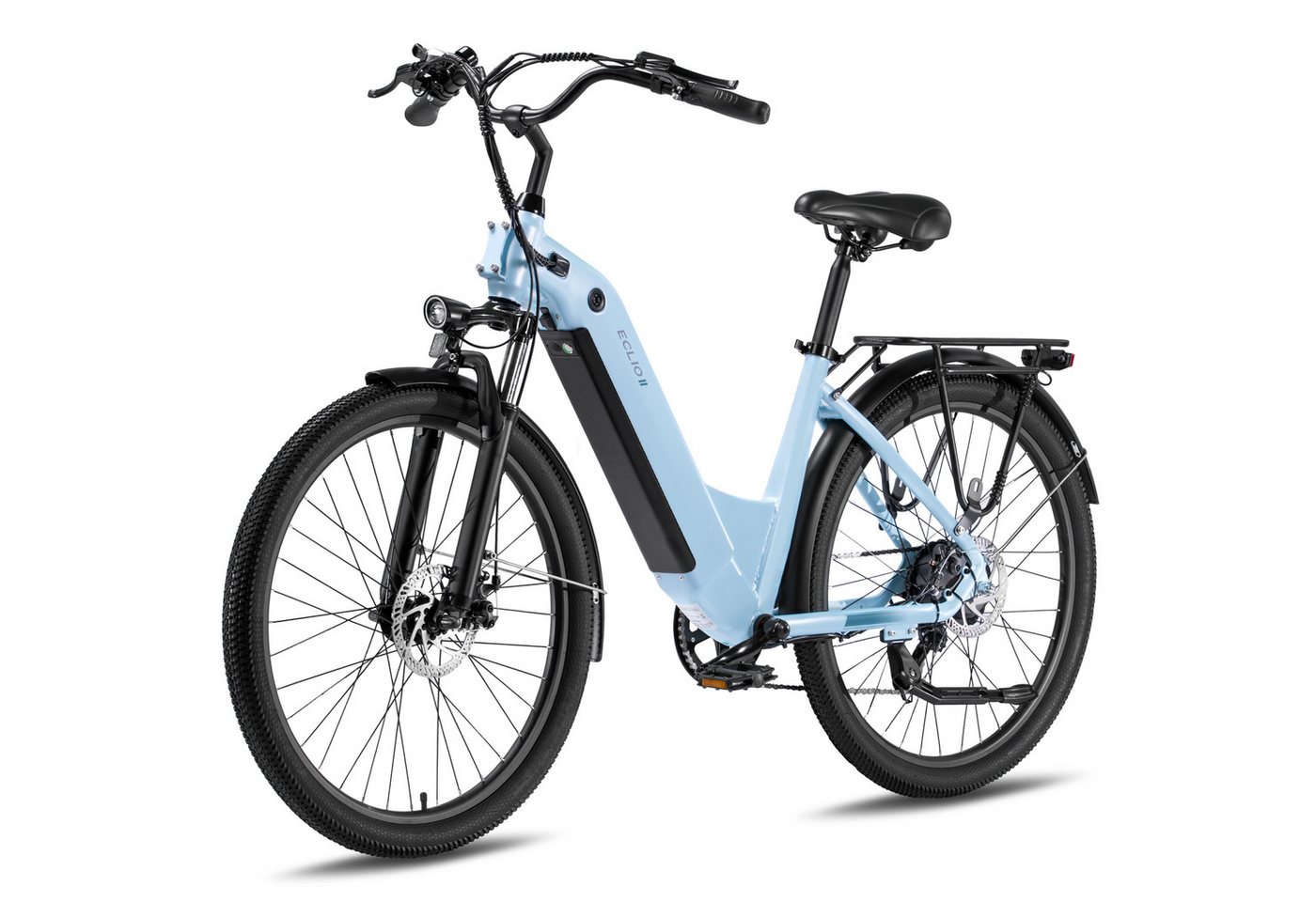 Vankel E-Bike Mountainbike e bike für herren 26 zoll 18.2AH 36V 655WH damen 120km Elektrofahrrad, Kettenschaltung, Heckmotor, 655 Wh, (Beleuchtungsset mit Batterieladegerät, Batterieschlüssel, Werkzeug), Komfortables Stadtrad mit Scheibenbremsen & 26" Bereifung für Pendler Bild 3
