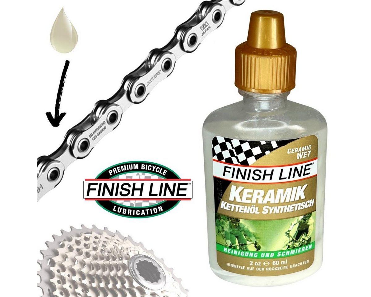 Finish Line Fahrrad-Montageständer Finish Line Keramik-Kettenöl Synthetisch 60ml