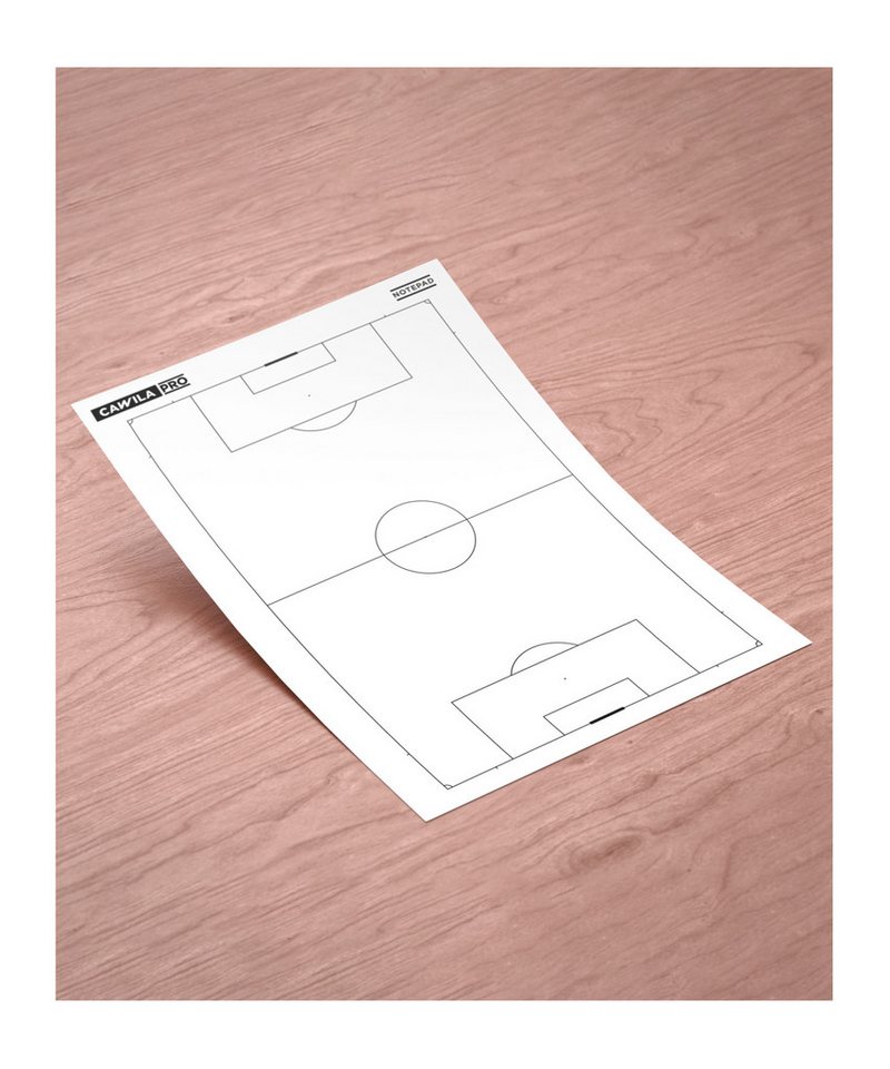 Cawila Trainingshilfe Cawila PRO Notepad, Fußball, 50 Blatt, A5 Bild 2