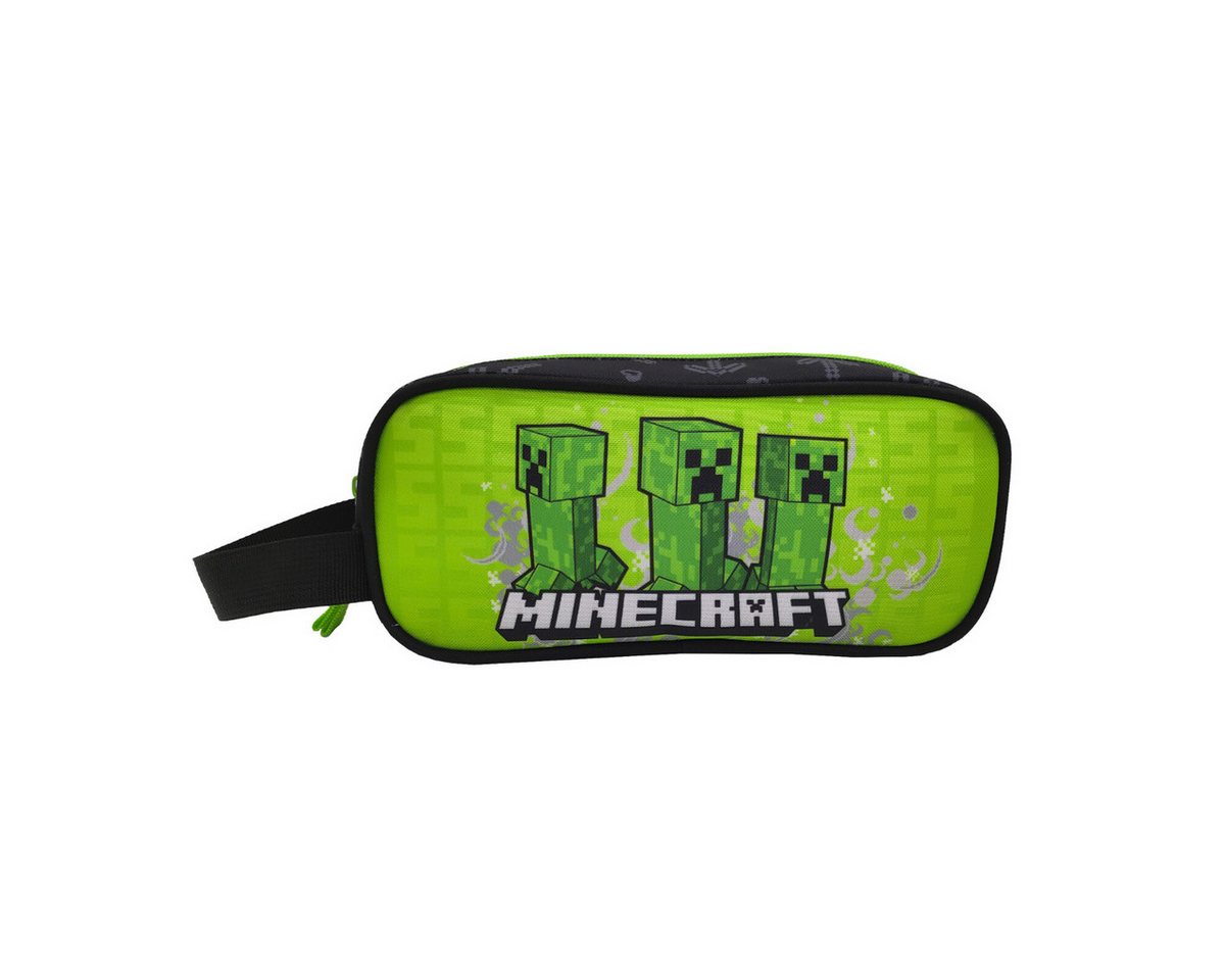 Minecraft Kinderrucksack Trolley Set 3 Teile Schule Tasche Etui Lunchbag (3-tlg) Bild 3