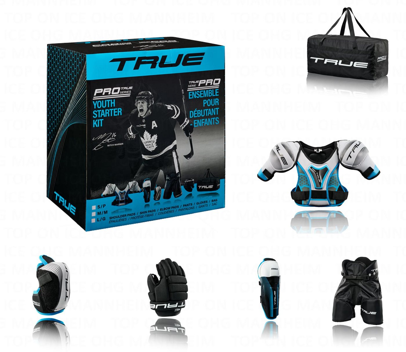 TRUE Protektoren-Set Eishockey Starter Set True Hockey S23 Youth Bambini Bild 5