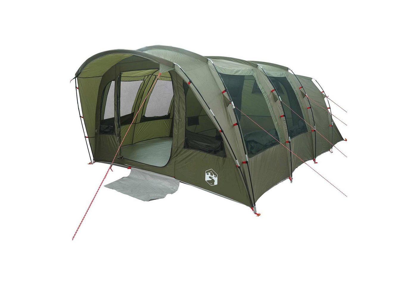 vidaXL Tunnelzelt Tunnelzelt 427 x 315 x 178 cm Olivgrün Polyester und Stahl, (1 tlg) Bild 3