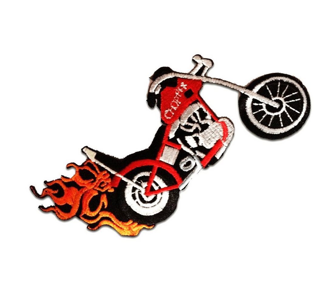 Catch the Patch Aufnäher Bügelbild, Aufbügler, Applikationen, Patches, Flicken, zum aufbügeln, Polyester, Motorrad Biker - Größe: 13,5 x 6 cm Bild 3