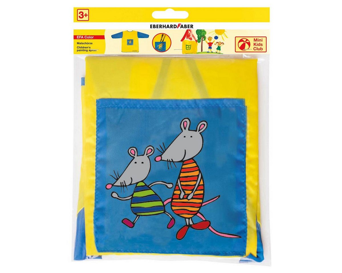 Eberhard Faber Malschürze EBERHARD FABER Malschürze Mini Kids blau/gelb
