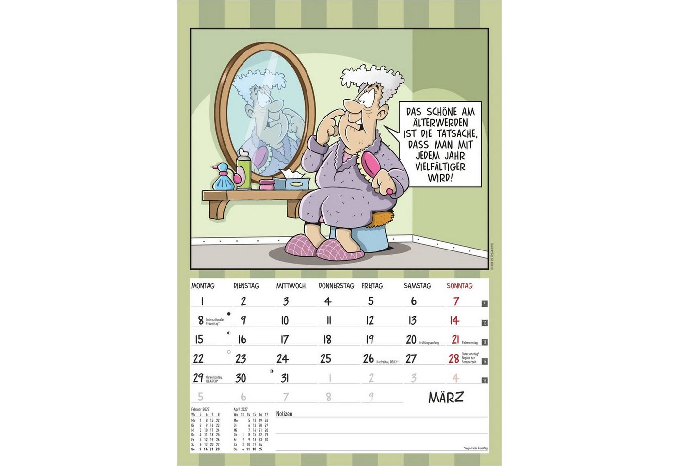 Wandkalender Der Rentner-Kalender 2027 Bild 2