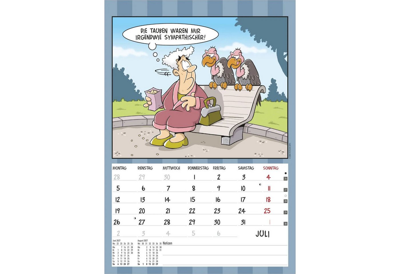 Wandkalender Der Rentner-Kalender 2027 Bild 4