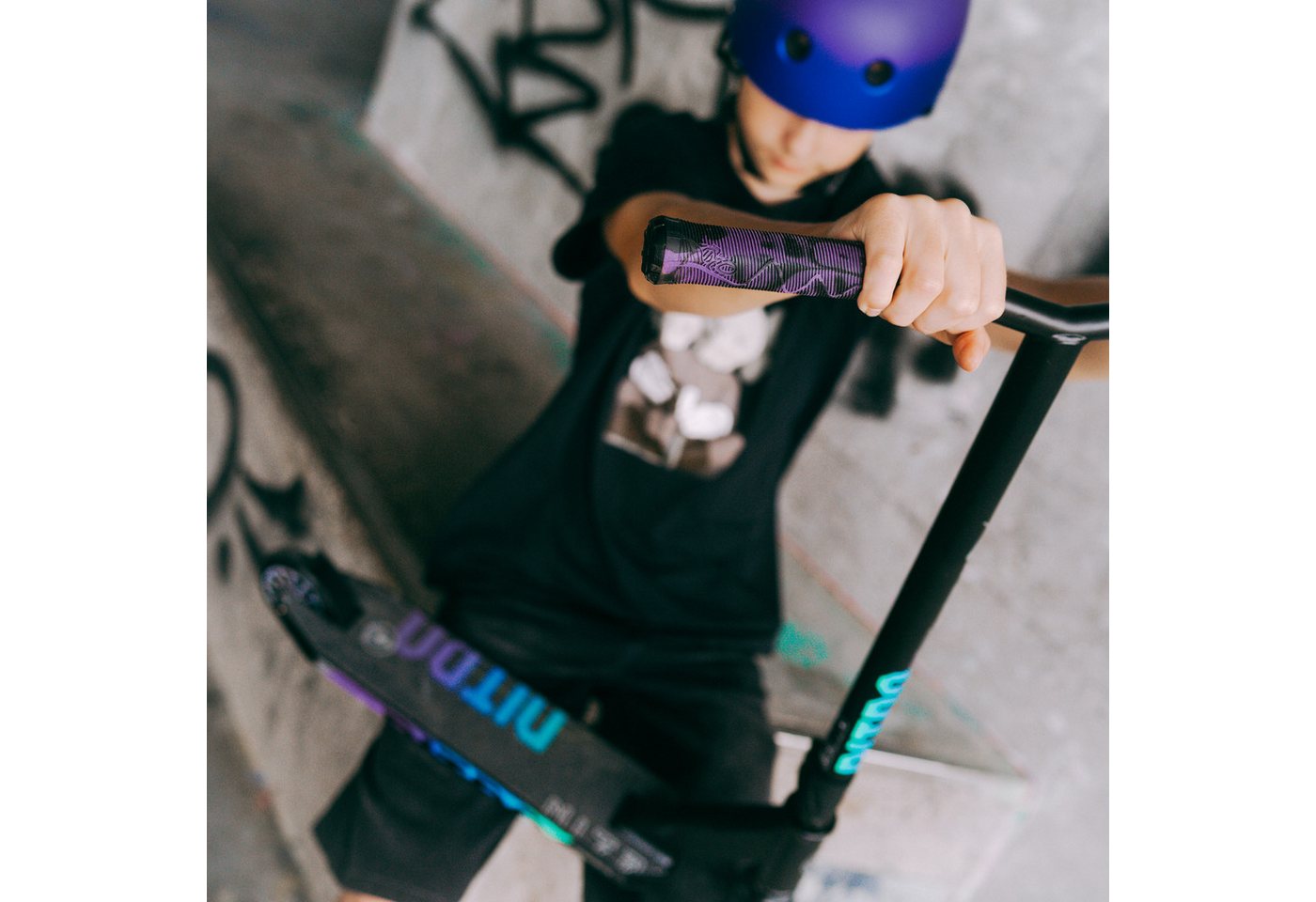 Movino Stuntscooter Kinder Stunt Scooter MOVINO NITRO Skatepark leicht 3,2kg ABEC-9 Bild 4