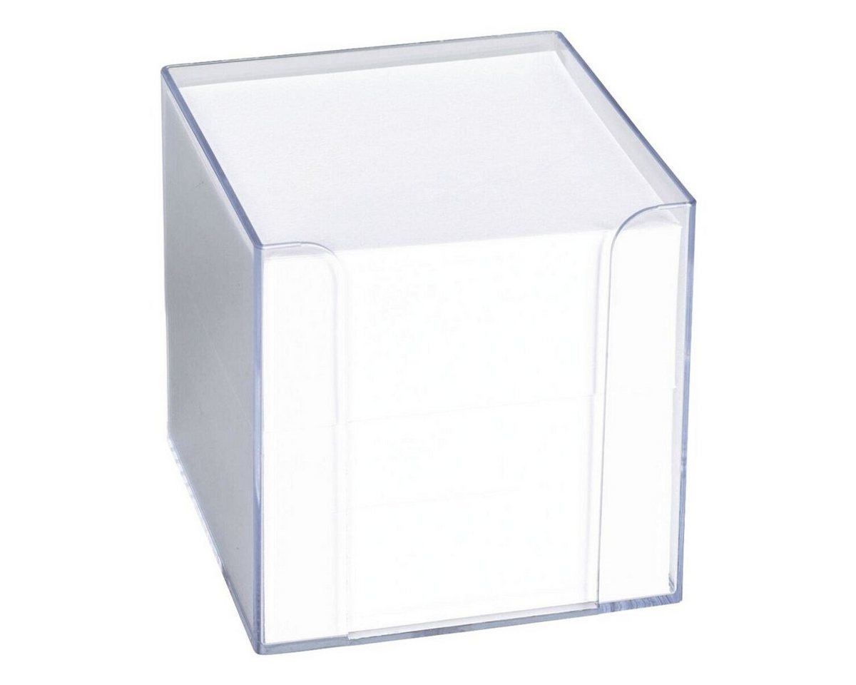 König & Ebhardt Notizzettel Zettelbox 9,5x9,5x9,5cm transparent Bild 2