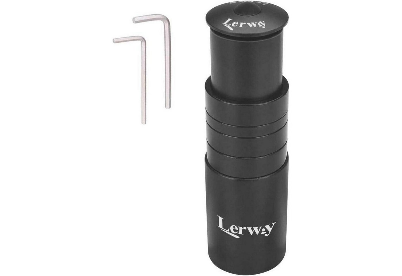LuxusKollektion Lenkervorbau Vorbau Lenkererhöhung Aluminium 28,6 mm für MTB schwarz Bild 5