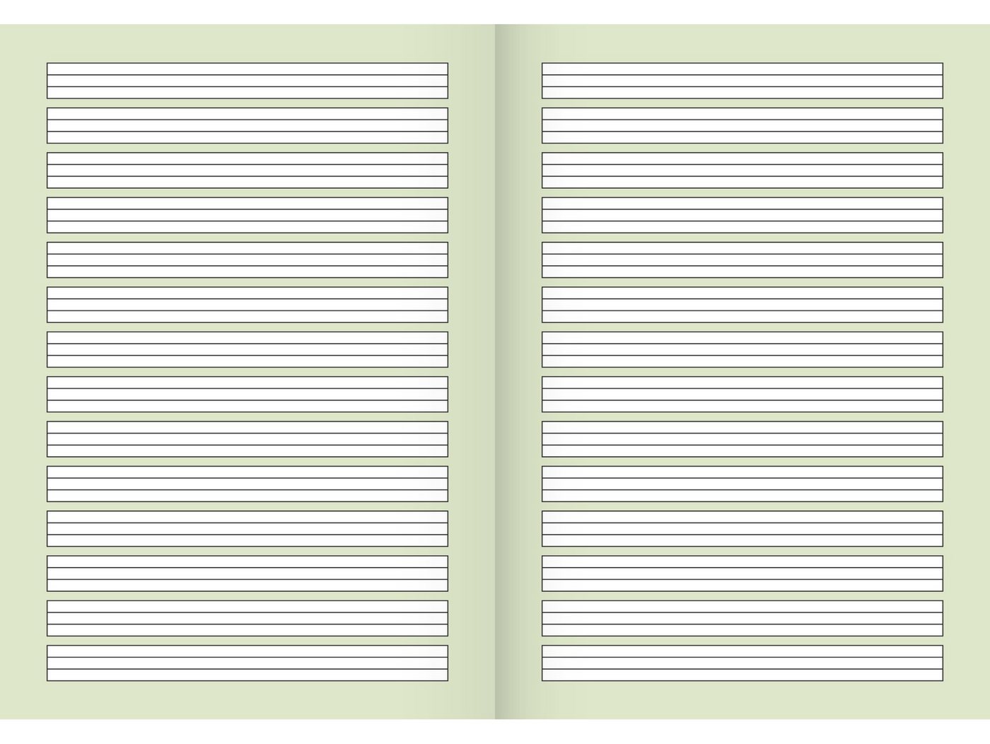 Baier & Schneider Schulheft Schulheft A4 Lineatur 1 16 Blatt mehrfarbig, Drahtheftung Bild 2