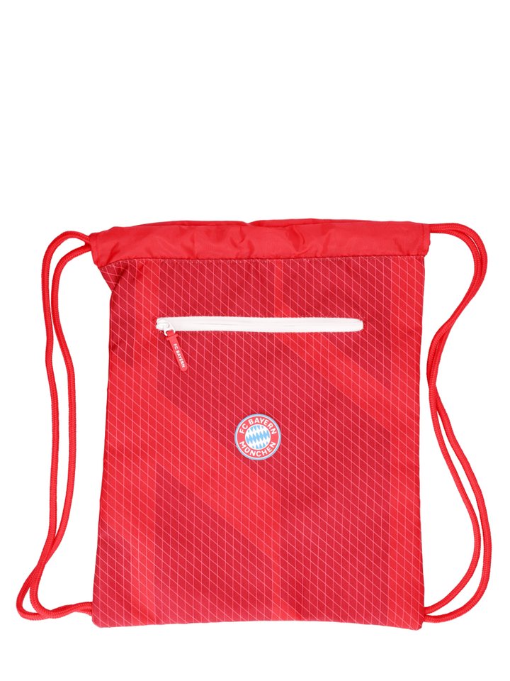 FC Bayern München Sporttasche FC Bayern München I Sportbeutel I Turnbeutel I Unisex I Kinder I Rot Bild 3
